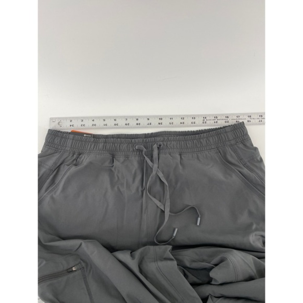 NWT Eddie Bauer Fleece Lined Pull On Pants Women's Size 16 Grey Comfort Warm - Picture 11 of 11